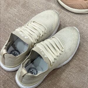 APL Women's Beige Knit Sneakers